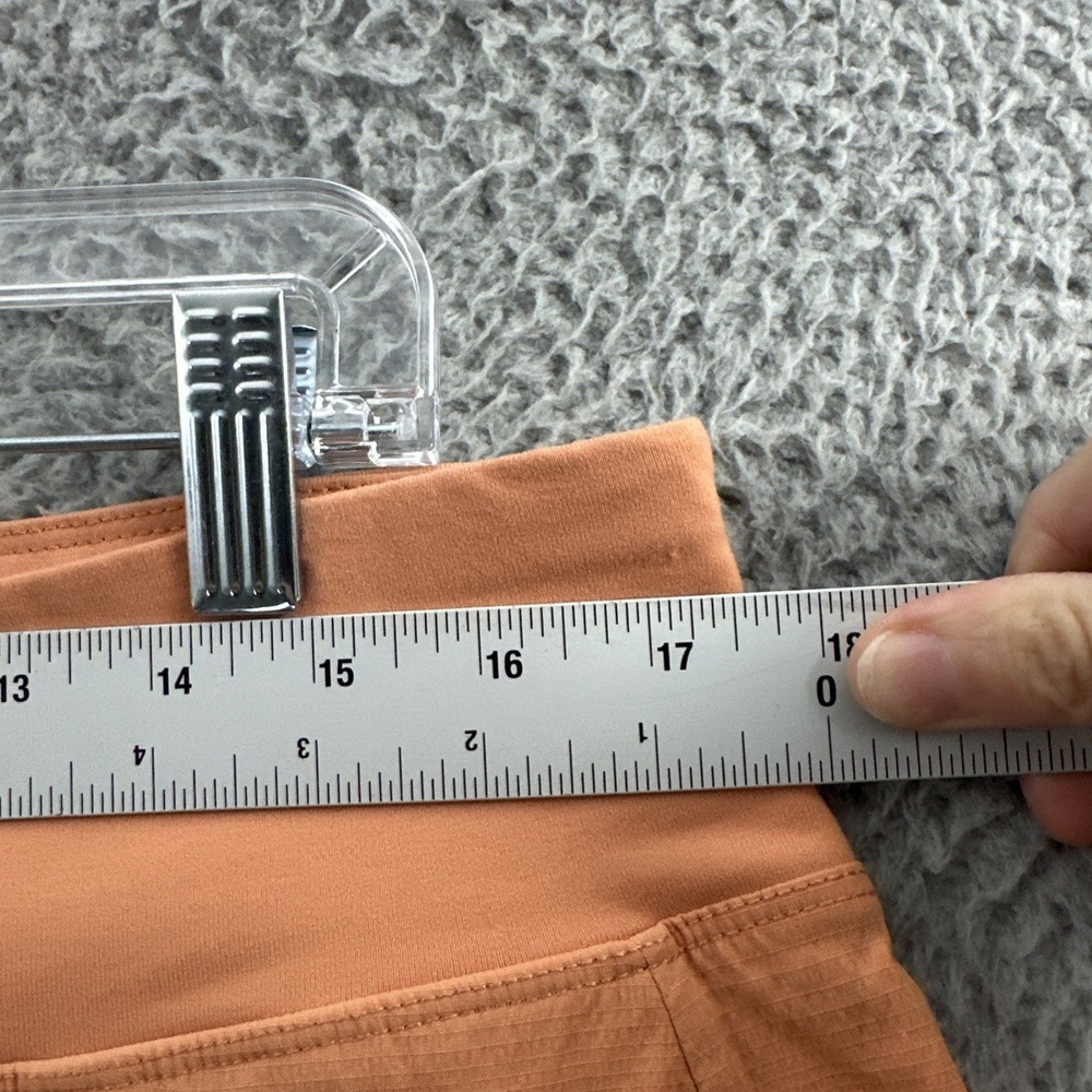 Athleta Trekkie North Shorts 3" Orange Athletic Athleisure Hiking Women's 14 - Picture 6 of 8